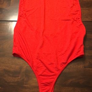 Red T-Shirt Bodysuit